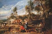 Peter Paul Rubens The Farm at Laeken (mk25) Spain oil painting artist